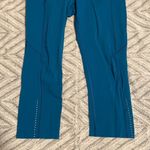 Lululemon  Fast Free HR Crop 19”L Reflective Size‎ 6 Blue Lagoon leggings Photo 2