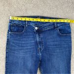 Maje  Plume Straight Leg Jeans With Crossover Offset Waist Blue 42 equals‎ US 32 Photo 8