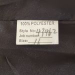 Women’s Black Satin One Shoulder Prom Party Formal Dress with Leg Slit Size 16 Black Photo 8