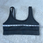 Aritzia TNA Gray Sports Bra Bralette Athletic Scoop Neck Sleeveless Activewear Size M Photo 2