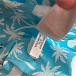 J. Crew Factory Elephant Print Cotton Short Sleeve Button Up Pajama Top Large Blue Photo 6