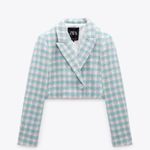 ZARA NWT TEXTURED CROPPED BLAZER BLOGGGERS FAV Photo 5