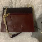 Isle Locada by Hidesign Leather Ranch/Snake Artesan Purse NWT Burgundy Ladies Brown Photo 3