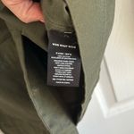 Who What Wear Olive Green Embroidered Shirt-Jacket Photo 2