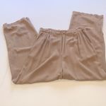 Princess Polly Women’s Size 6 Light Brown Tan Flowy High Waist Trousers Pants Photo 1
