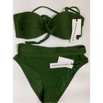 Robin Piccone New.  basil green bikini. M-top/S-bottom. Retails $186 Photo 10