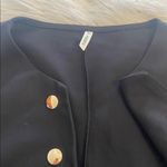 Halara  Black Blazer with Gold Buttons size L brand new length 23” bust 34” Photo 6