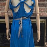 JACK  blue dress w/ butterfly cutout design in the back / 4 / Excellent condition Photo 3