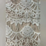 Speechless White Lace Halter Mini Dress Boho Bohemian Rehearsal Size XS 0274 Photo 5