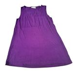 Bryn Walker  soft flowy Purple tank Top size L‎ Photo 0