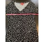 Krimson Klover Dark Floral Knit Dress Womens Small Pocket Cinch Hiking Outdoorsy Black Photo 9