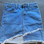 YornMona Embroidered Camisole + Frayed Denim Mini Skirt Bundle (XS/S) Tan Photo 9