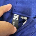 Kut From The Kloth  12 Royal Blue Pants Slacks Stretch Chino‎ Slim High Rise Bold Photo 4