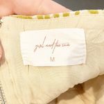 Girl and the Sun Imia Puff Short Sleeve Crop Top Green Medium Photo 2