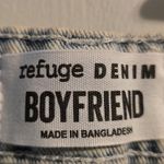 Refuge Light Blue Distressed Flare Jeans Photo 7