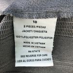 Danny & Nicole Women's Gray Blazer Jacket Size 18 Photo 6