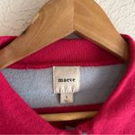 Anthropologie  Maeve Rugby Polo Sweater Pink Blue Small Preppy Photo 2