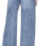 Ksubi Haven High Rise Cutout Waist Denim Wide Leg Jeans Blue Women's Size 27 Photo 1