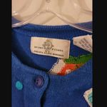 Vintage Cardigan Knit Sweater M Design Options Philip Jane Gordon Sailboat Beach Size M Photo 1