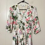 Showpo Lone Traveller Maxi Dress Floral Size 8 White Photo 5