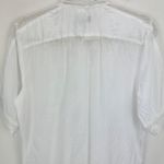 J.Crew  Embroidered Lace Trim Button Up Shirt Cotton Voile White US 10 NWT Photo 11