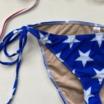 NWOT Forplay sexy Stars and Stripes string bikini, size large Photo 5