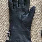 Vintage Lord & Taylor Genuine Leather Gloves Size 7.5 Fur Lining Soft Women EUC Black Photo 4