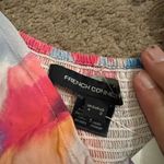French Connection  Vivviola Bubble Gum Multi Color Cami Peplum Top Sz 0 Photo 6
