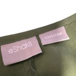 Eshakti Eshakli Square Neck Green Embroidered Floral Custom Dress Photo 12