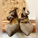 Frye Sienna Buckle Ballet Flat in Taupe Suede Size 6.5 Photo 5