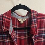 Lucky Brand  red plaid flannel Photo 1