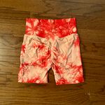Yeoreo Pink Tie Dye Booty Scrunch Workout Shorts Photo 4