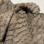 Cynthia Steffe ruffled faux fur beige tan winter coat size medium EUC Photo 7