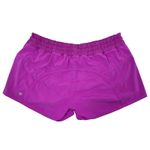 Lululemon Tracker II Running Shorts Sz 12 Fuschia Lined Elastic Waist Zip Pocket Photo 1