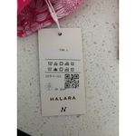 Halara Bandeau Swimsuit Women Lrg Pink Floral Beachy Coastal Tropical Resort NWT Photo 2