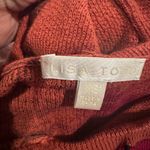 Lisa Todd Boho Cropped Ombre Colorblock Gradient Red Black Women's Hoodie Top XS Photo 4