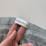 Abercrombie & Fitch  Womens Lounge Pants Drawstring Wide Leg Blue Small‎ Long Photo 3