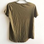 Tee Olive Army Green Zara Collection Short Sleeve Tee Sz S EUC Photo 8