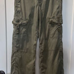 American Eagle  Stretch 360 Super High Rise Baggy Wide Leg Cargo Utility Pant 0‎ Photo 0