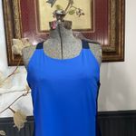 Athleta  Colorblock Caspian Racerback Athletic Dress Built in Bra~Med Petite 💛🎀 Photo 3