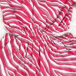 Michael Kors Red White Zebra Print Cutout Mini Dress Long Sleeve Medium New Photo 7