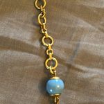 J.Crew Necklace nwt $98 blue gold black bead adjustable  Photo 8