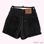 Levi's 90s vintage black 512 denim high waisted shorts Photo 1