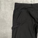 frame denim Frame Jeans Womens 30 Black Le Slouch Utility Straight Leg Double Knee Cropped Photo 6