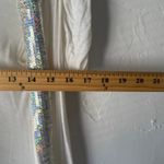 Y2K Deb White Cardigan Shrug w/ Sequin‎ Trim Size M Fairycore Going Out Size M Photo 4