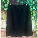 Akris Punto Mini Skirt Black Wool Viscose Womens Size 6/8 Academia Office Preppy Photo 0