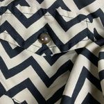 Olive & Oak  Womens Button Front Chevron Shirt Dress With Attached‎ Belt small Photo 8