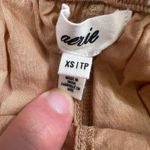 Aerie  XS Ruffle Shorts Brown Floral Tiered Lace Trim Boho Beach Festival Casual Photo 3