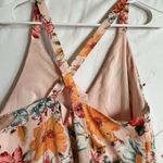 Gap NWT  White Pleated Maxi Dress Sleeveless Spaghetti Strap Size 6 Foral Beachy Photo 10