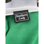 Short Sleeve Women’s Cardigan Sweater Green Size M Photo 9